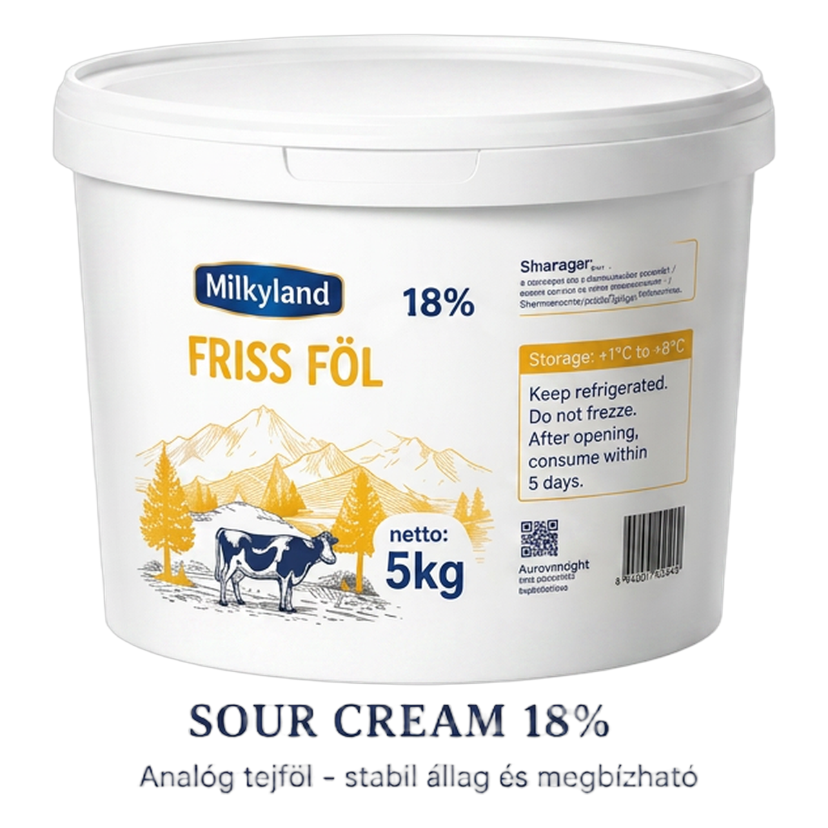 Sour Cream 18 % – 5 kg (Friss Föl)